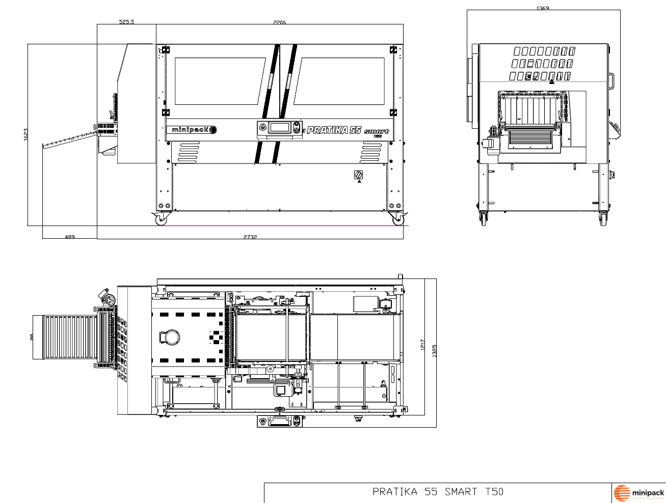 PRATIKA 55 Smart T50 CHIUSO FRONTALE